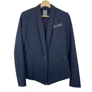 SMART SET NWOT Single Breasted Lapel Collar Blazer, Dark Navy, Size XS